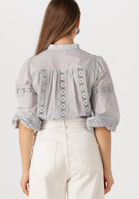 Graue LOLLYS LAUNDRY Blusen JUNELL SHIRT LS - large