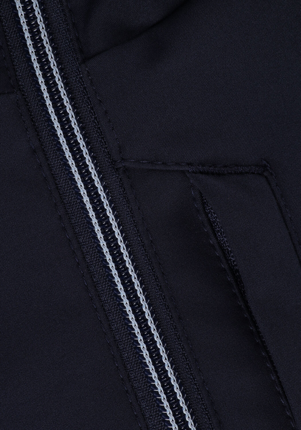 Blaue SCOTCH & SODA Wattierte Jack HOODED JACKET WITH STRETCH - large