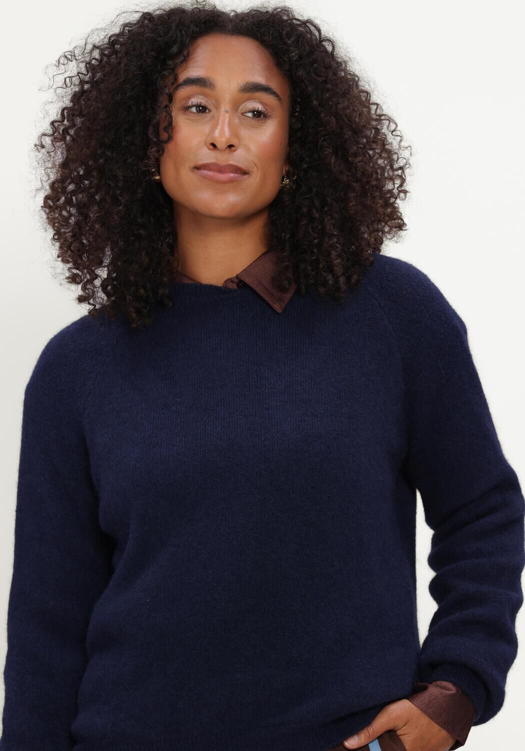 Dunkelblau POM AMSTERDAM Pullover MILOU ETERNAL BLUE - large