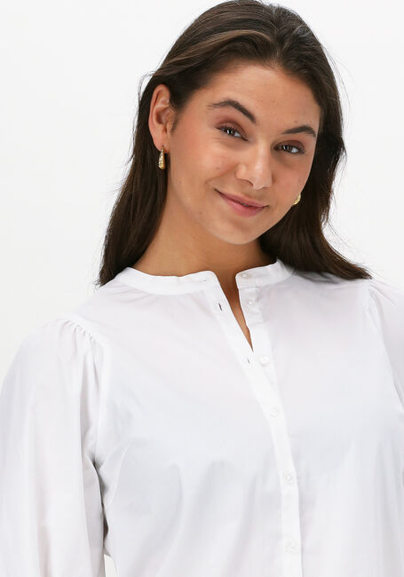 Weiße MSCH COPENHAGEN Bluse EGLE LANA LS SHIRT - large