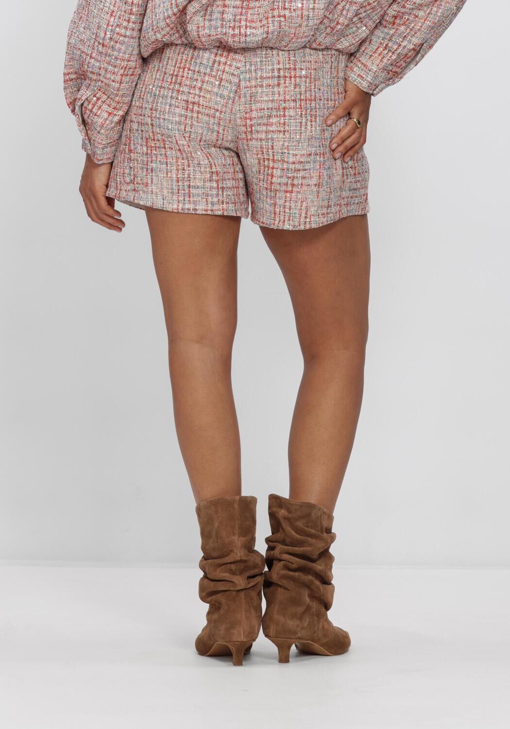 Mehrfarbige/Bunte STUDIO AMAYA Hosen SOFIA SHORT BOUCLE - large