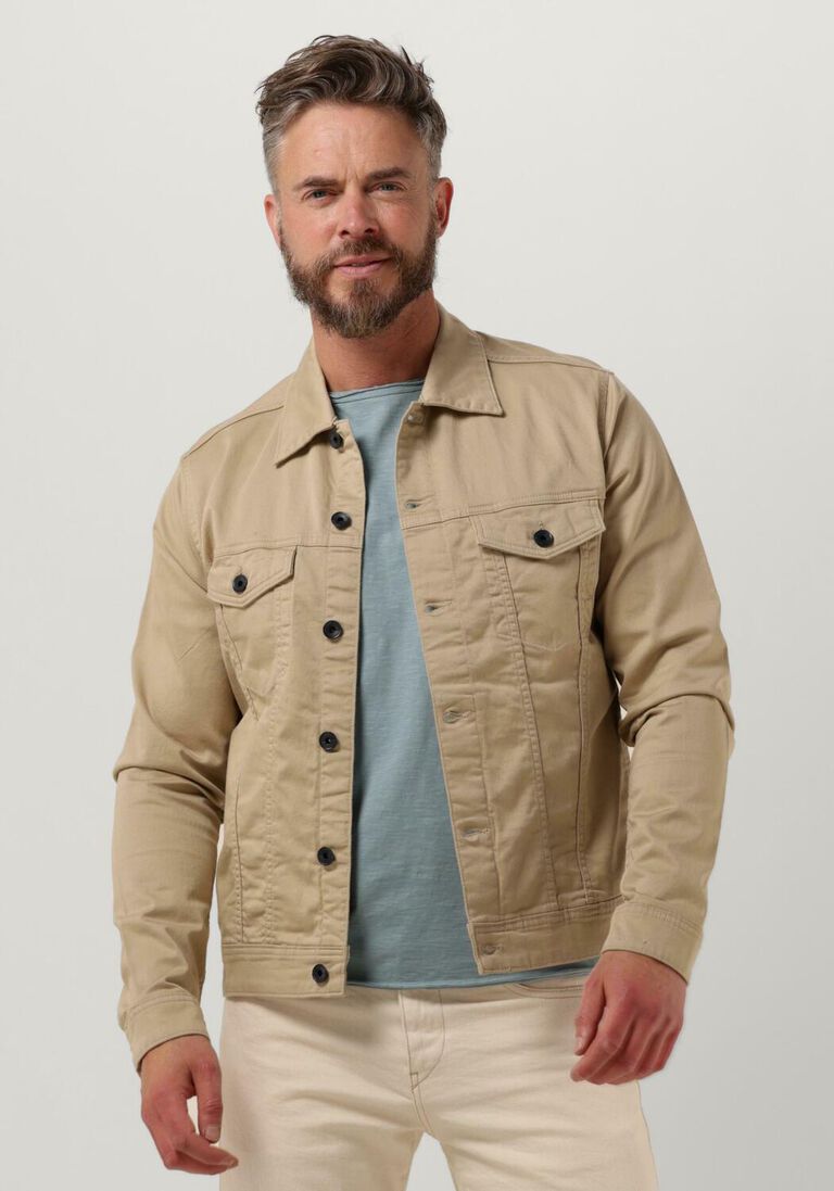 sand dstrezzed jack jeans jacket twill knit
