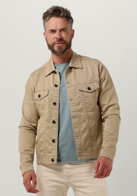 Sand DSTREZZED Jack JEANS JACKET TWILL KNIT - large