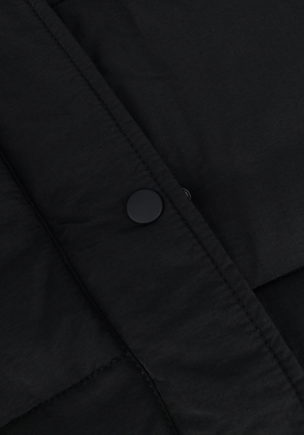 Schwarze ANOTHER LABEL Wattierte Jack MILLE OVERSIZED PUFFER - large