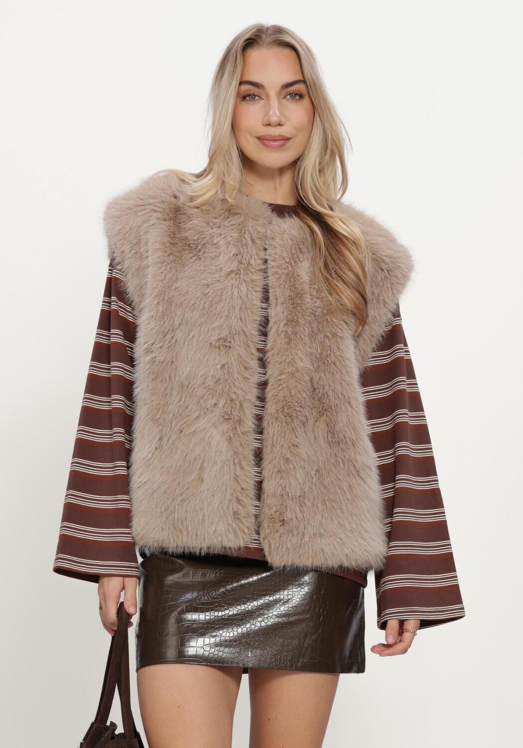 Beige GRACE & MILA Gilet WAISTCOAT - large