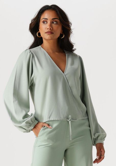 Grüne ANOTHER LABEL Blusen SALEM TOP L/S - large