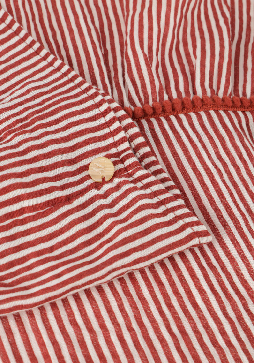 Braune SCOTCH & SODA Midikleid A-LINE CRINKLE COTTON DRESS - large