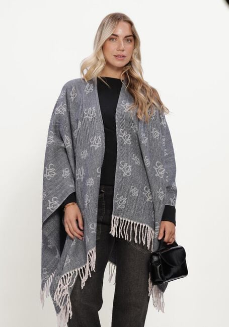 Graue LIU JO M&auml;ntel LOGO - CLOACK/PONCHO - large