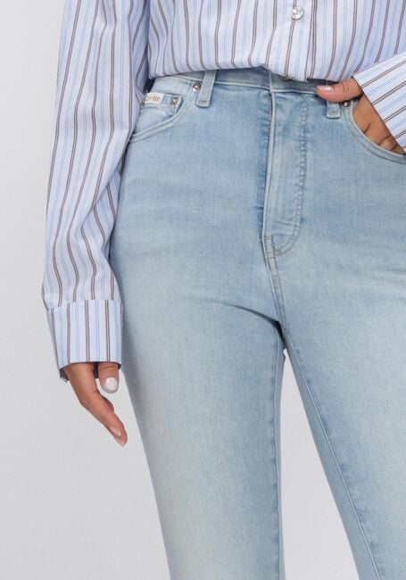 Blaue CALVIN KLEIN Slim fit jeans HIGH RISE SKINNY - large