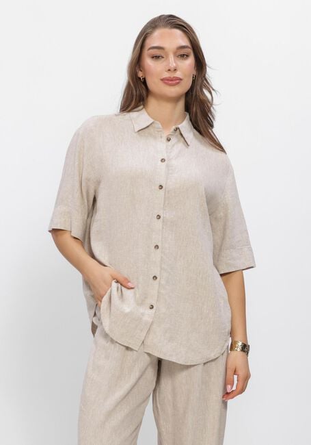 Sand MSCH COPENHAGEN Blusen MSCHVIANA GINIA 3/4 SHIRT - large