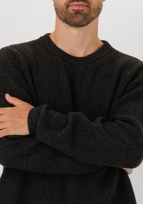 Graue WOODBIRD Pullover WBKURT BASE KNIT - large