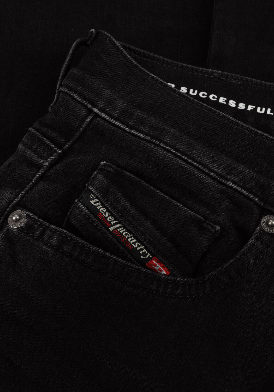 Schwarze DIESEL Wide jeans 1978 D-AKEMI - large