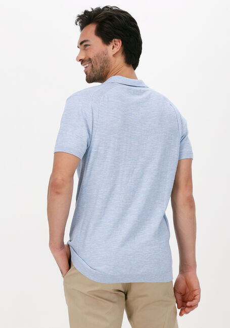 Blaue DSTREZZED Polo-Shirt MERCURY S/S POLO MELANGE SLUB - large