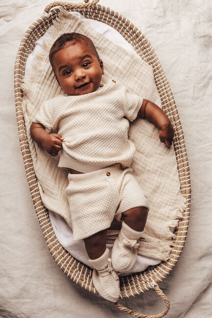 Wei&szlig;e BAJE STUDIO Kurze Hose URIZ - large