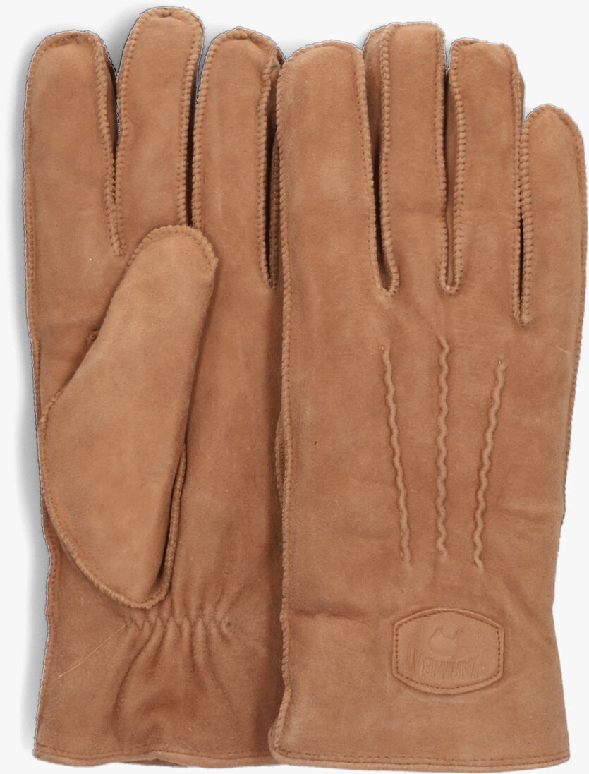 cognacfarbene warmbat handschuhe gloves men