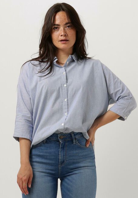 Hellblau BY-BAR Blusen NOREL PIN STRIPE BLOUSE - large