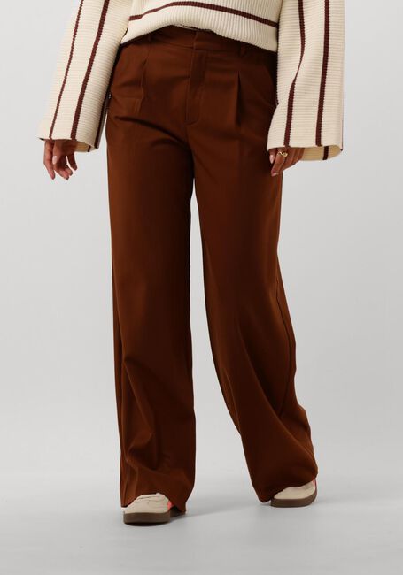 Braune GESTUZ Hose PAULAGZ MW WIDE PANTS - large
