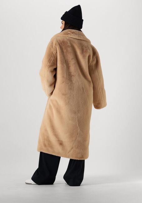 Beige STAND STUDIO Fake-Fur-Jack MARIA COAT SOFT - large