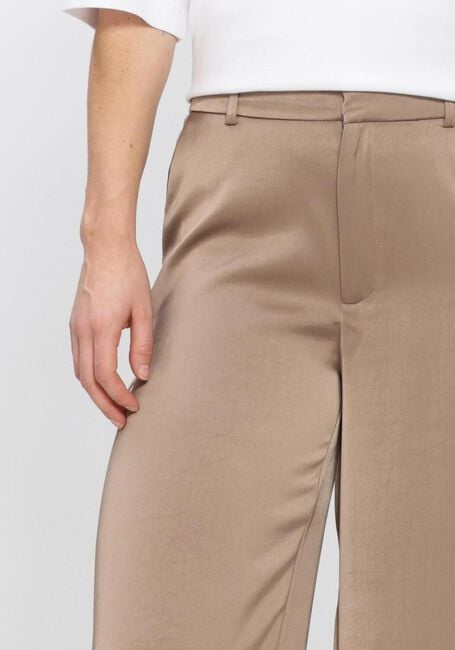 Taupe NEO NOIR Weite Hose EMMETT HEAVY SATEEN PANTS - large