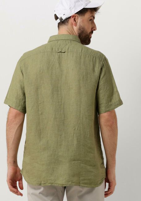 Olive TOMMY HILFIGER Casual-Oberhemd PIGMENT DYED LINEN RF SHIRT S/S - large