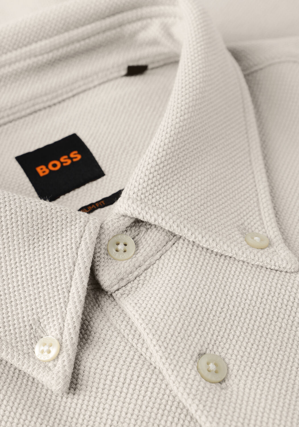 Ecru BOSS ORANGE Casual-Oberhemd MYJERSEY_M - large