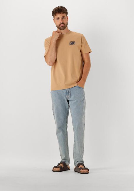 Camelfarbene STRØM Clothing T-shirt T-SHIRT - large