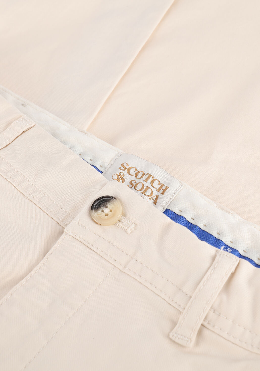 Beige SCOTCH & SODA Chino MOTT SUPER SLIM FIT CONTAINS ORGANIC COTTON - large