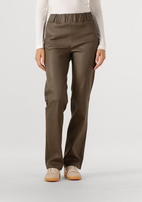 Taupe STUDIO AR Weite Hose AILIS STRETCH PLONGE - large