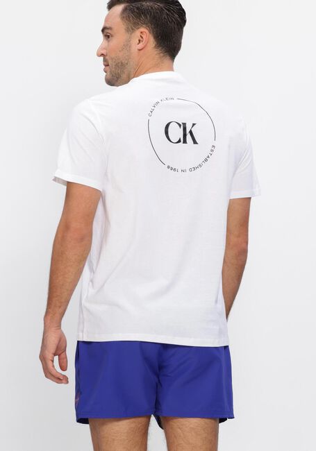 Wei&szlig;e CALVIN KLEIN T-shirt 30S EU WHOLESALE JEANS GRAPHICS - large