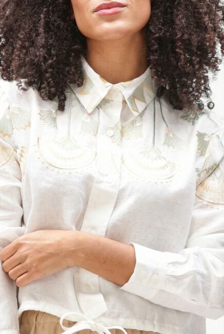 Wei&szlig;e GREEK ARCHAIC KORI Blusen S26K-2075044 - large