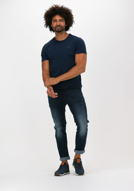 Blaue PME LEGEND T-shirt SHORT SLEEVE R-NECK INJECTED S - large