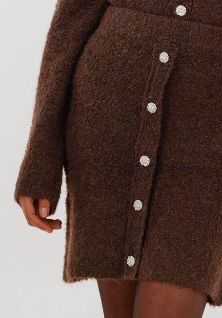 Braune Y.A.S. Minirock YASPLYRA HW KNIT SKIRT - large