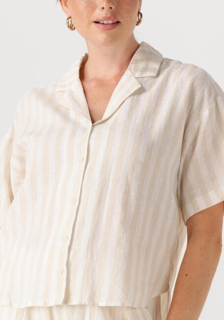 Beige SELECTED FEMME Blusen SLFLUISA 2/4 REVERS SHIRT B - large