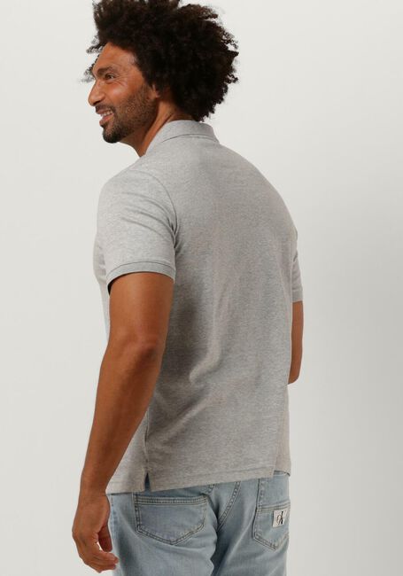 Graue CALVIN KLEIN Polo-Shirt SMOOTH COTTON SLIM POLO - large