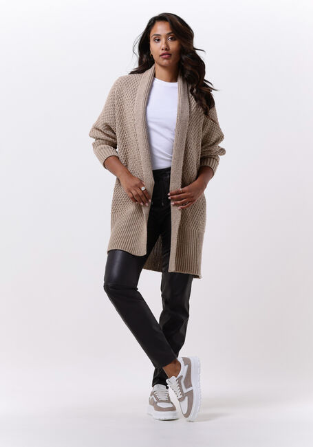 Beige SIMPLE Strickjacke ICE KNIT-ECO-COT-22-3 - large