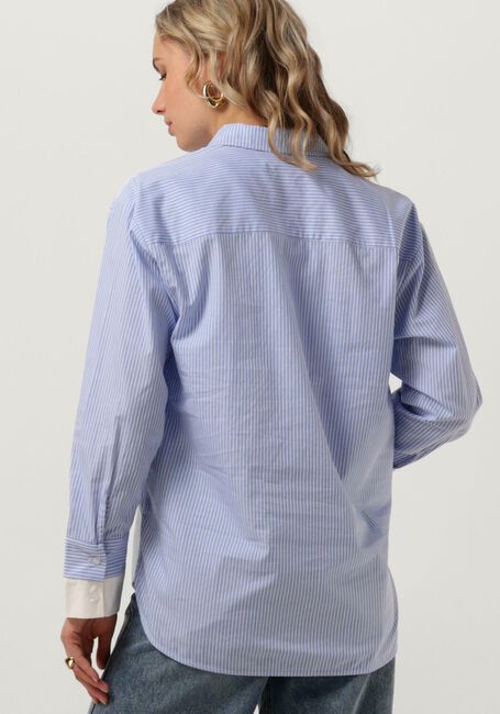 Hellblau CO'COUTURE Bluse DOUBLE CUFF STRIPE SHIRT - large