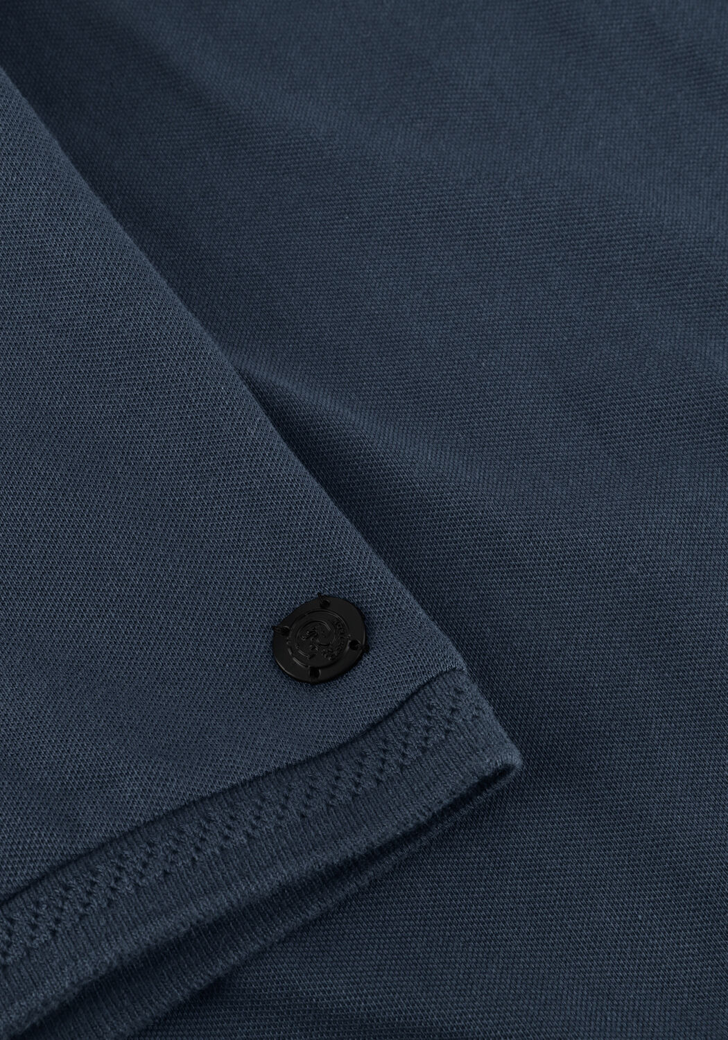 Dunkelblau CAST IRON Polo-Shirt SLIM FIT FINE PIQUE ESSENTIAL - large