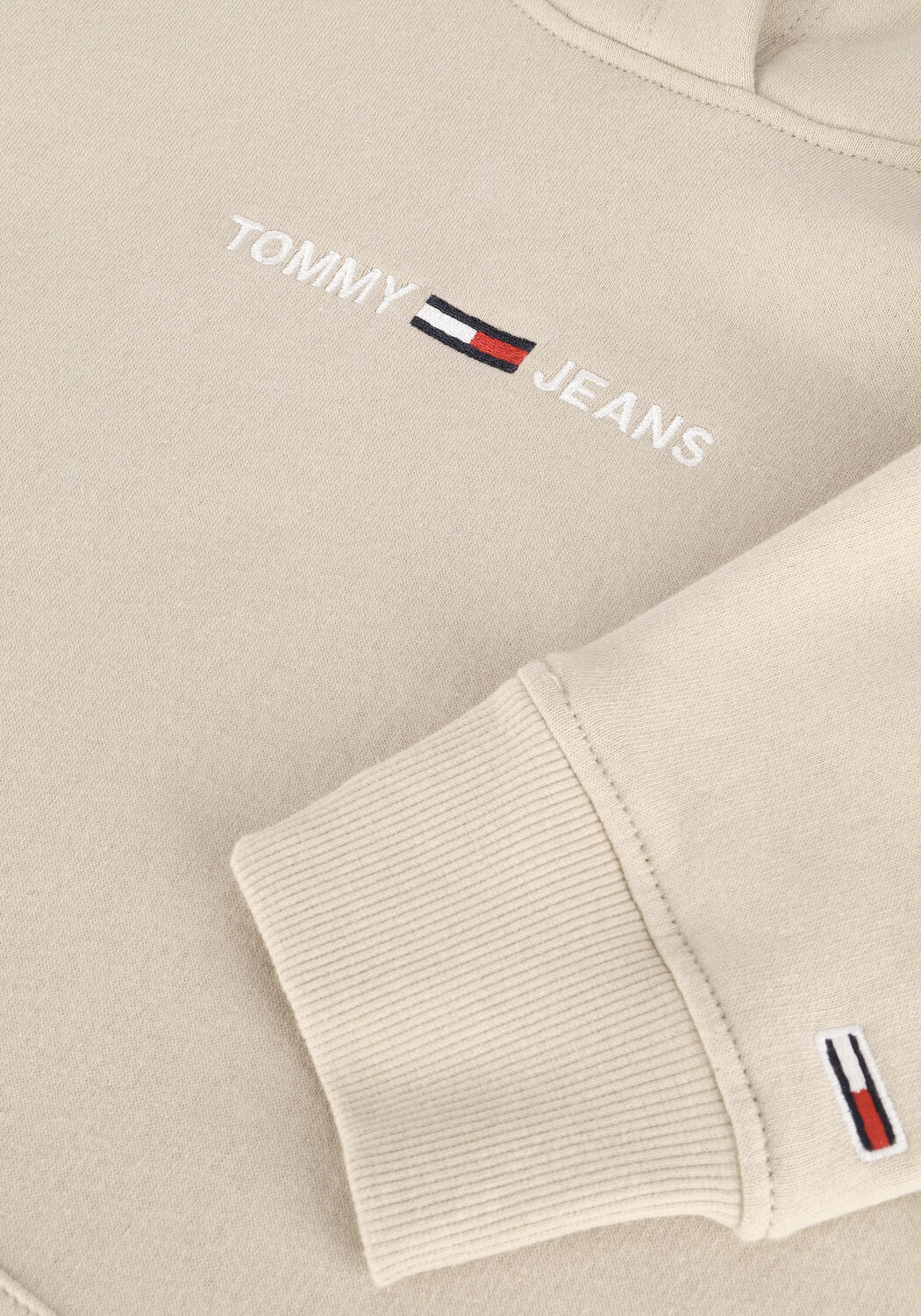 Sand TOMMY JEANS Sweatshirt TJW LINEAR LOGO HOODIE - large