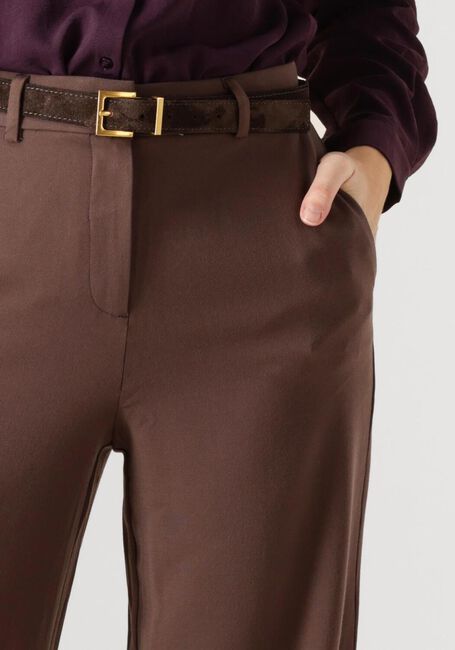 Braune MSCH COPENHAGEN Weite Hose MSCHMACY MICHELLE HW WIDE PANTS LONG - large