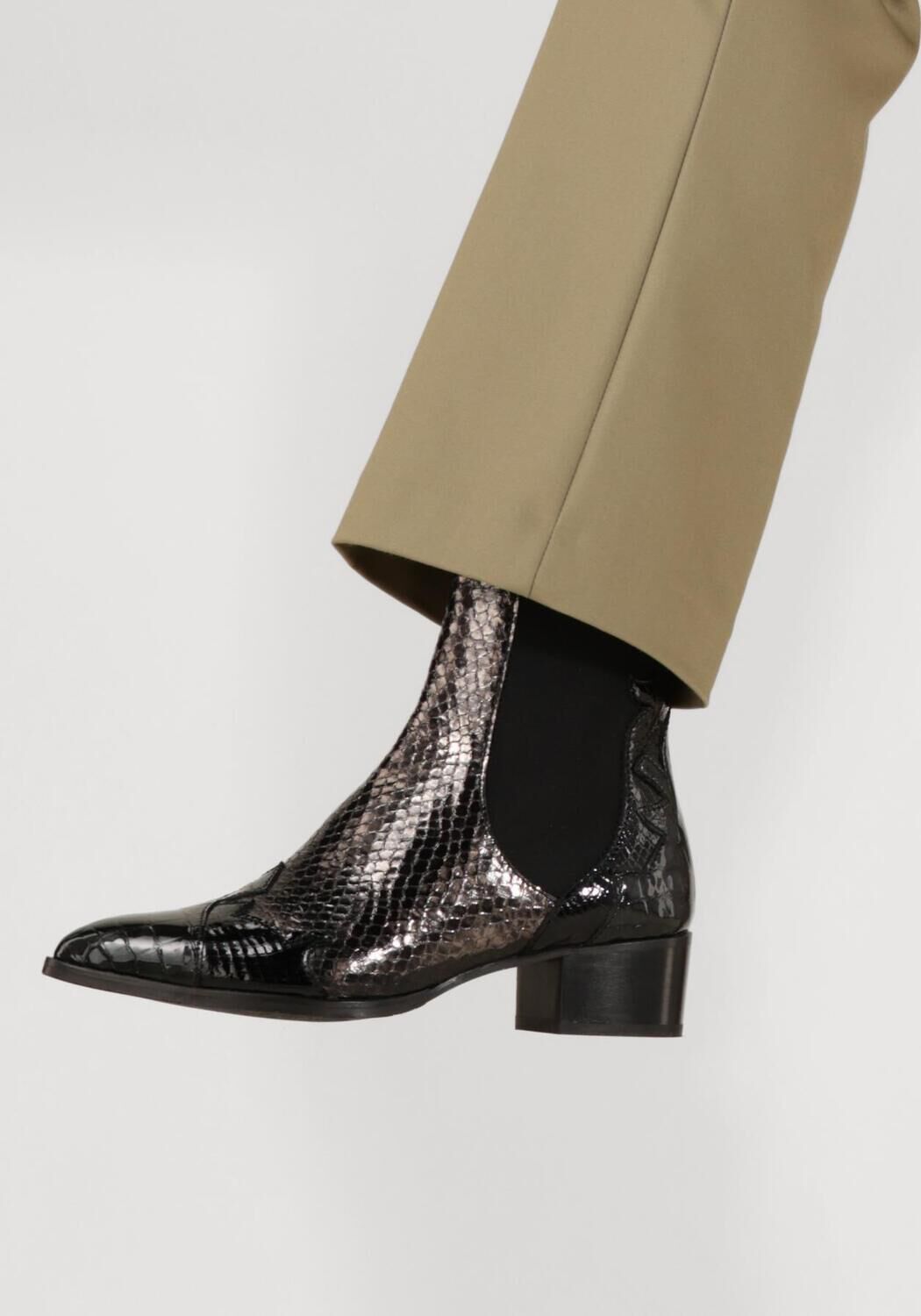 Schwarze PERTINI Stiefeletten 30961 - large