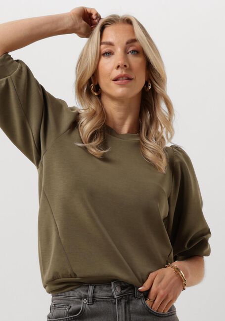 Grüne SELECTED FEMME Pullover SLFTENNY 3/4 SWEAT TOP - large