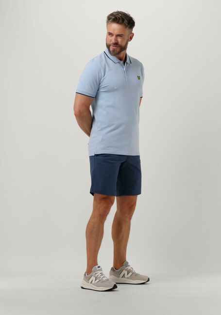 Hellblau LYLE & SCOTT Polo-Shirt TIPPED POLO SHIRT - large