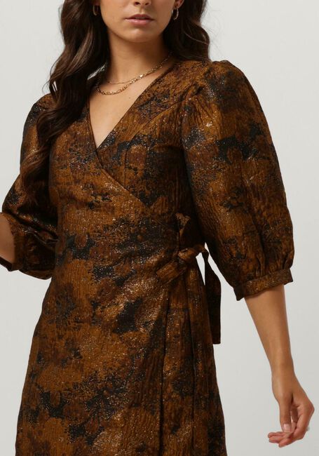 Bronzefarbene NOTRE-V Minikleid NV CELA DRESS - large