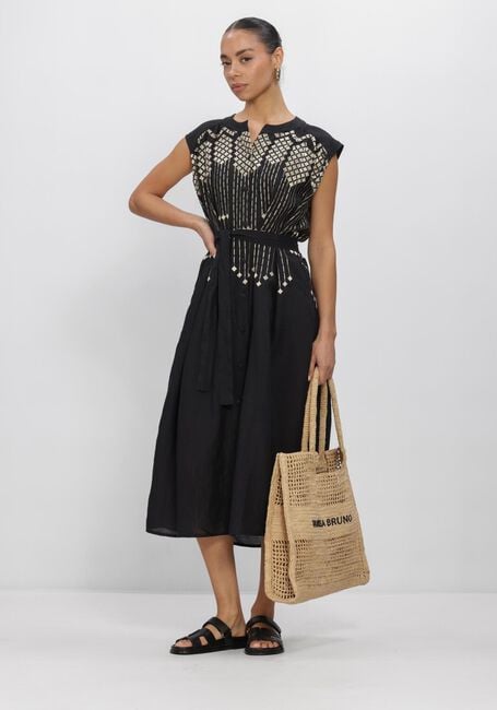 Schwarze GREEK ARCHAIC KORI Midikleid S26K-4083196 - large