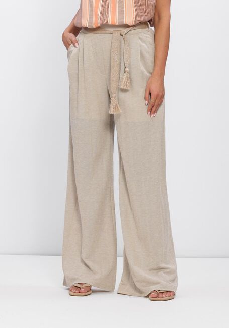 Khaki SUMMUM Hosen TROUSER LINEN LOOK - large