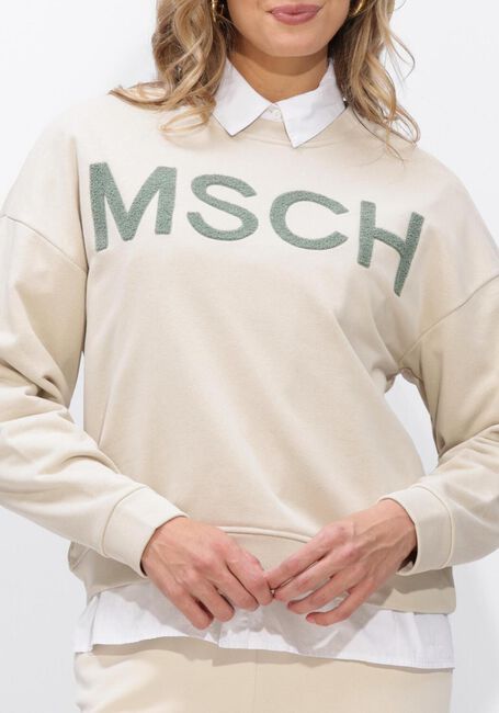 Ecru MSCH COPENHAGEN Sweatshirt MSCHMELA BRIENA MSCH SWEATSHIRT - large