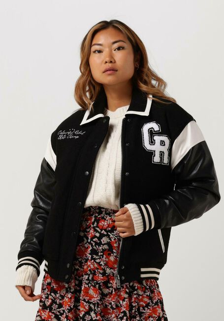 Schwarze COLOURFUL REBEL Jack CHARLEY BASEBALL JACKET - large