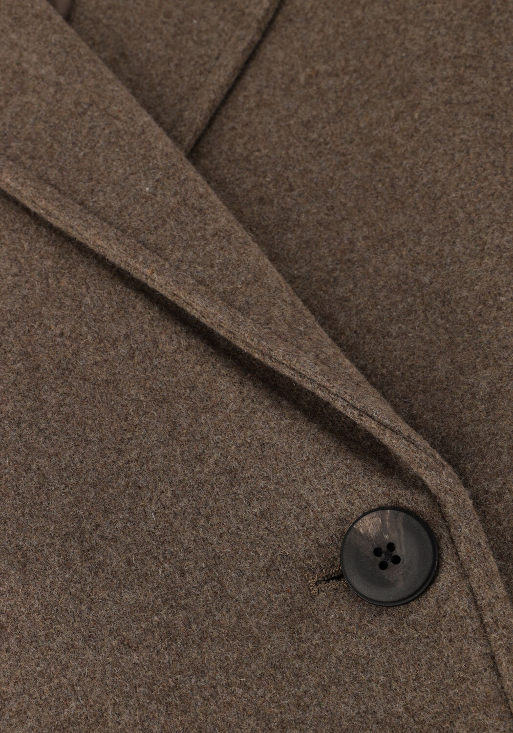 Braune OBJECT M&auml;ntel OBJKEILY L/S COAT - large