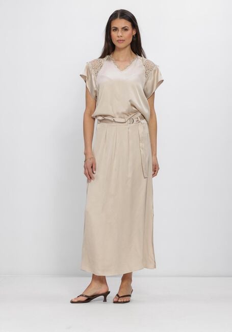 Beige BRUUNS BAZAAR Midirock WECKIABBSURINA SKIRT - large