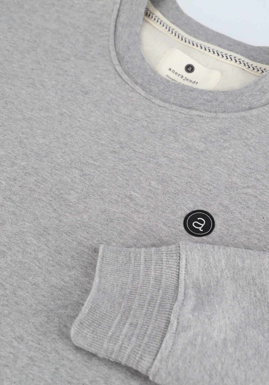 Hellgrau ANERKJENDT Sweatshirt AKALLEN NOOS CREWNECK - large